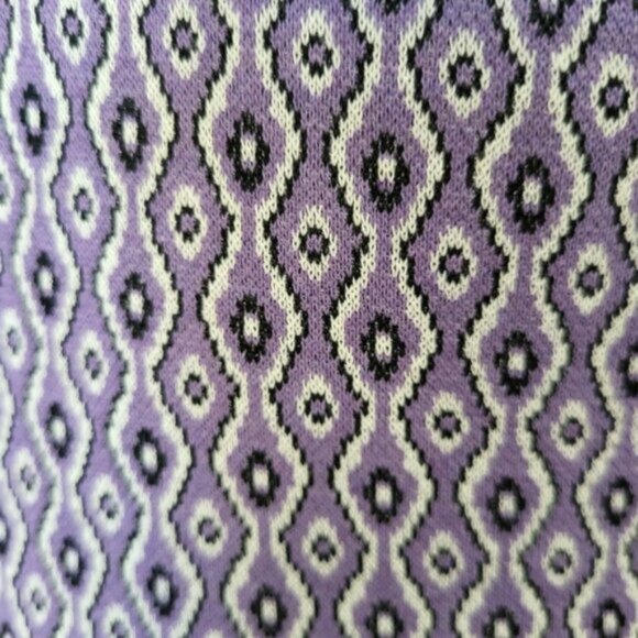 Preppy  Geometric Violet Purple Print Bodysuit ZARA Size Small - Picture 9 of 12